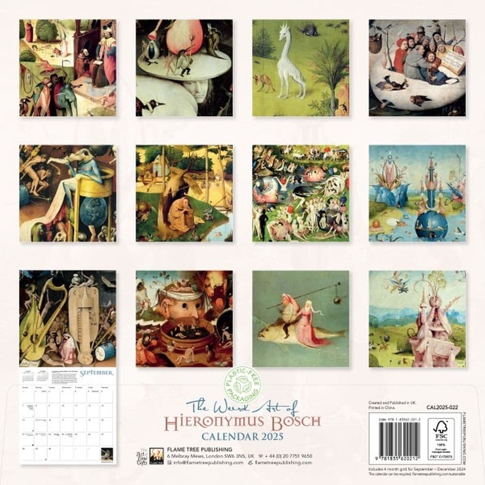 Bosch Weird Art 2025 Wall Calendar First Alternate Image