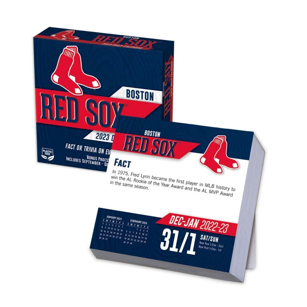  Boston Red Sox 2022 Box Calendar