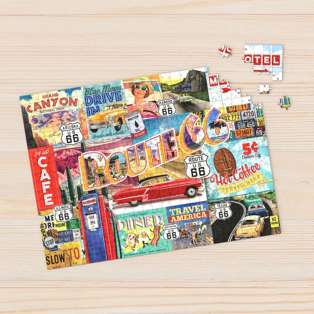 Route 66 1000 Piece Puzzle Second Alternate Image