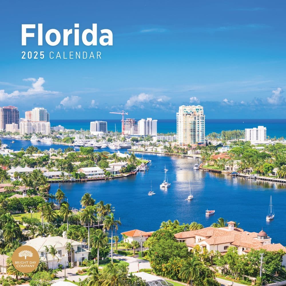 Florida 2025 Wall Calendar