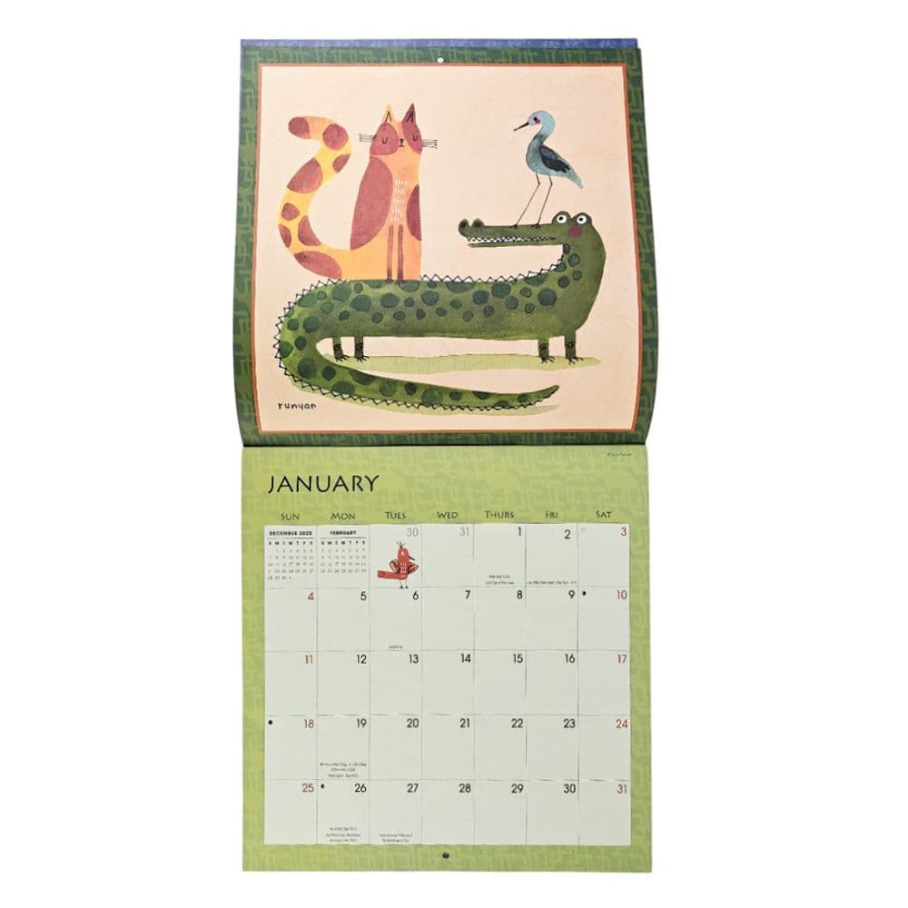 Animals Great and Small 2026 Wall Calendar Third Alternate Image