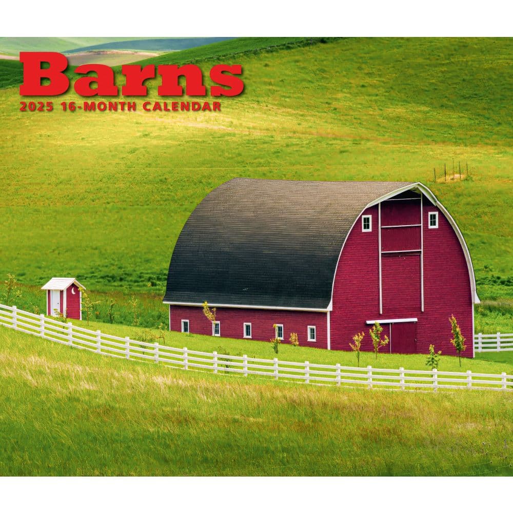 Barns Deluxe 2025 Wall Calendar - Calendars.com