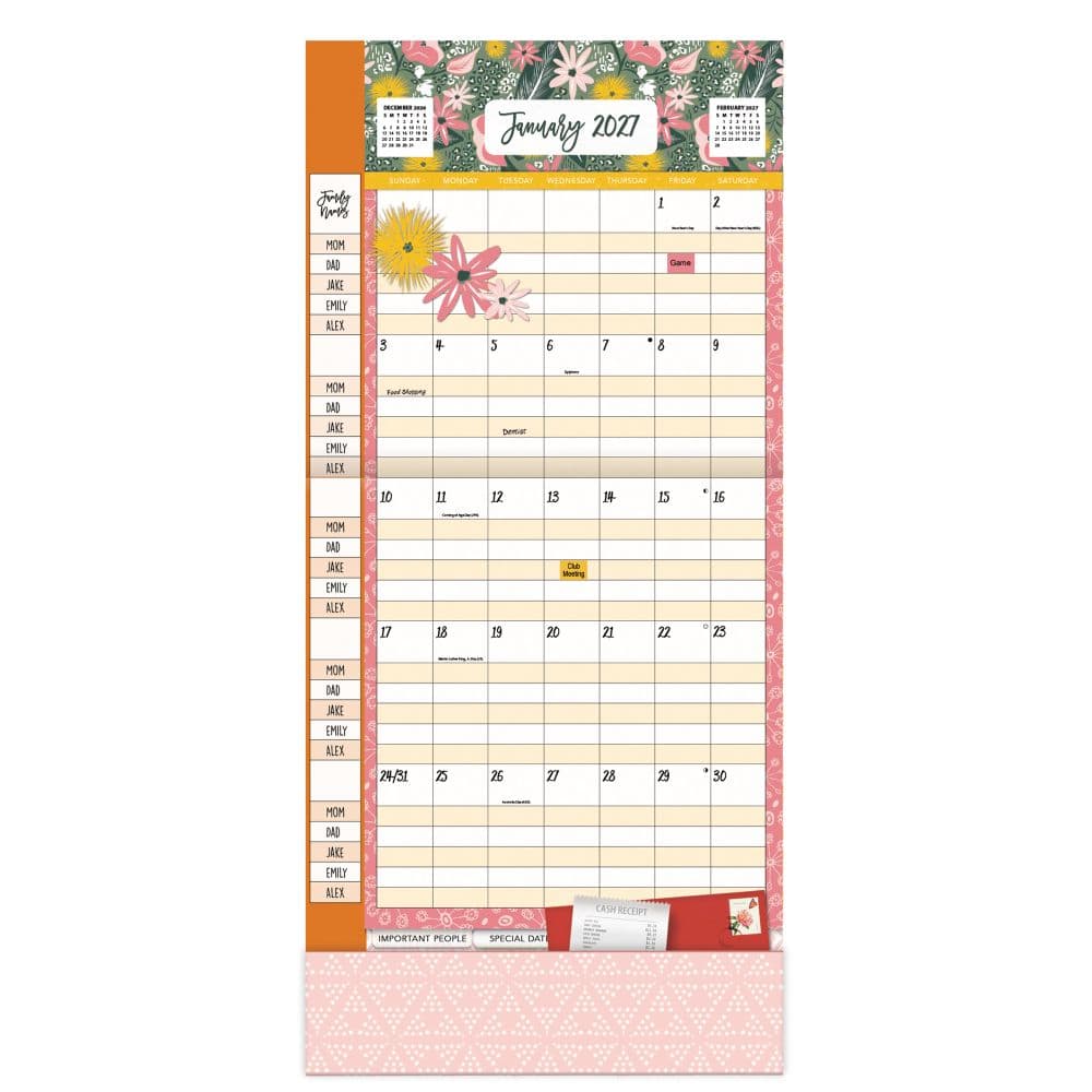 Flora and Fauna 2027 Plan It Plus Wall Calendar by Heather Dutton Second Alternate Image