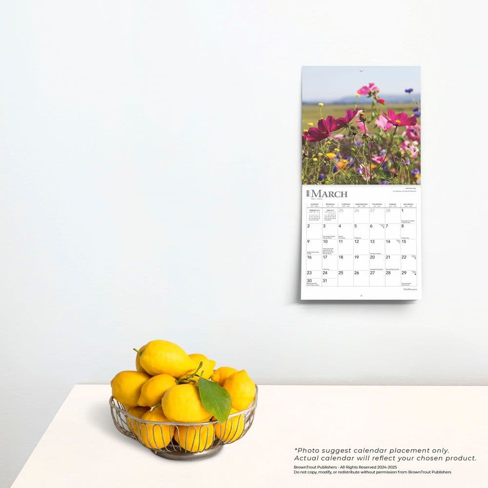 Wildflowers 2025 Mini Wall Calendar Fourth Alternate  Image width=&quot;1000&quot; height=&quot;1000&quot;