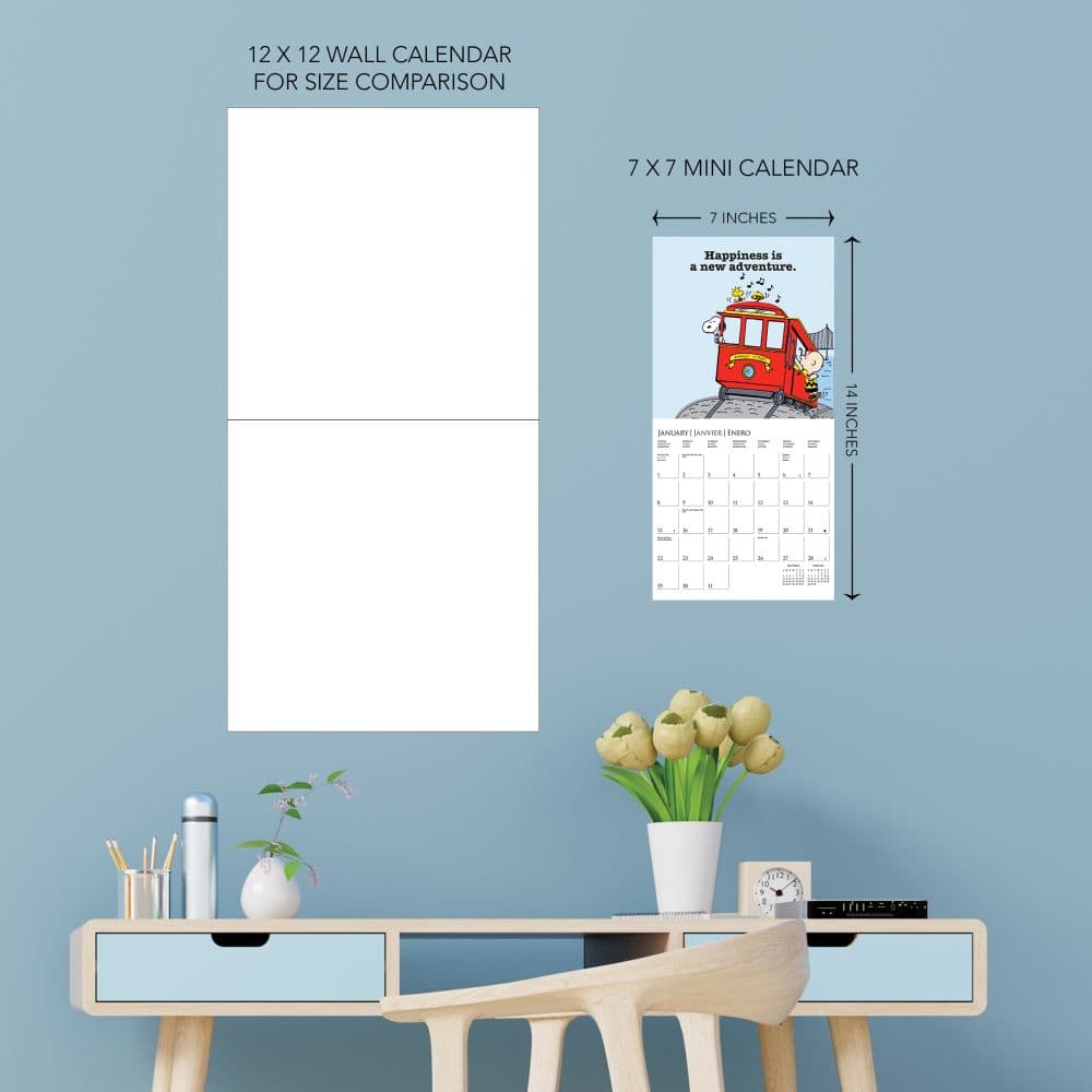 Peanuts 2023 Mini Wall Calendar - Calendars.com