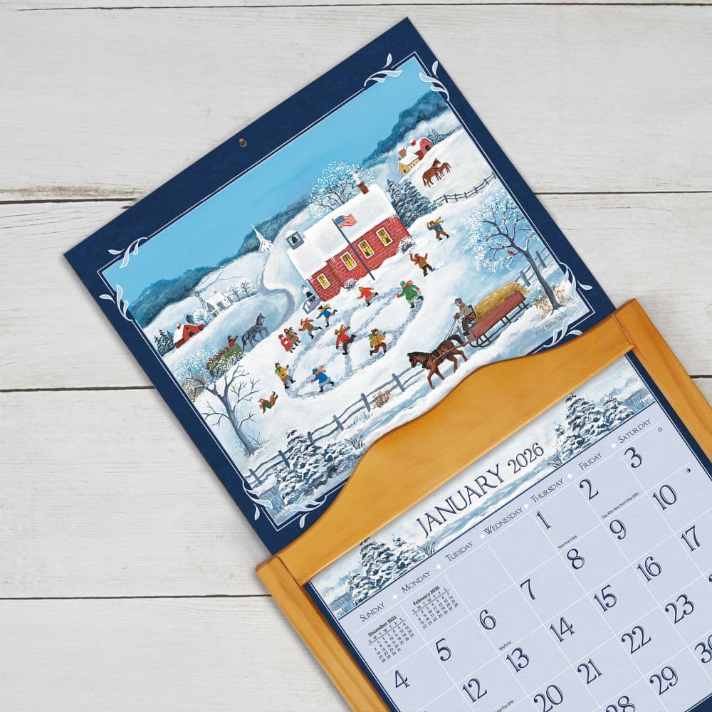 Lang Folk Art 2026 Wall Calendar by Mary Singleton_ALT4