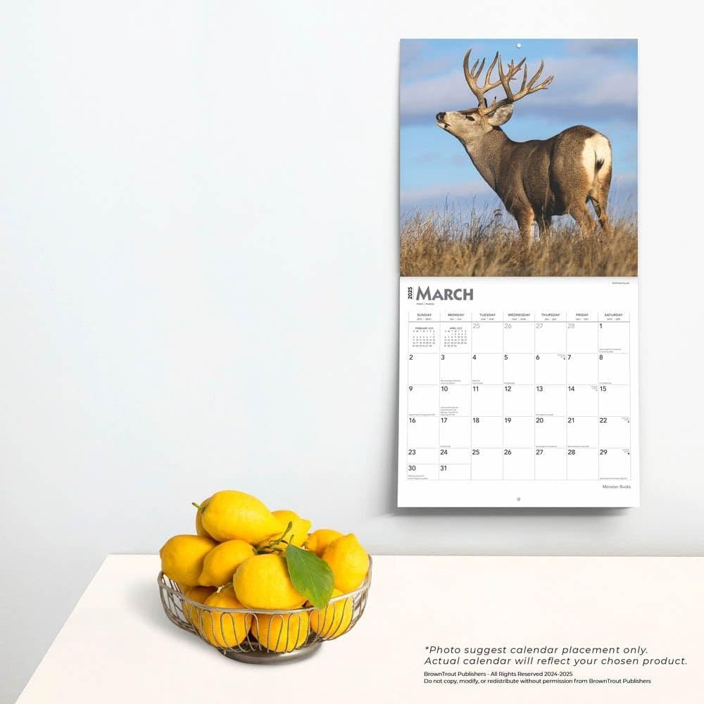 Monster Bucks 2025 Wall Calendar Fourth Alternate Image