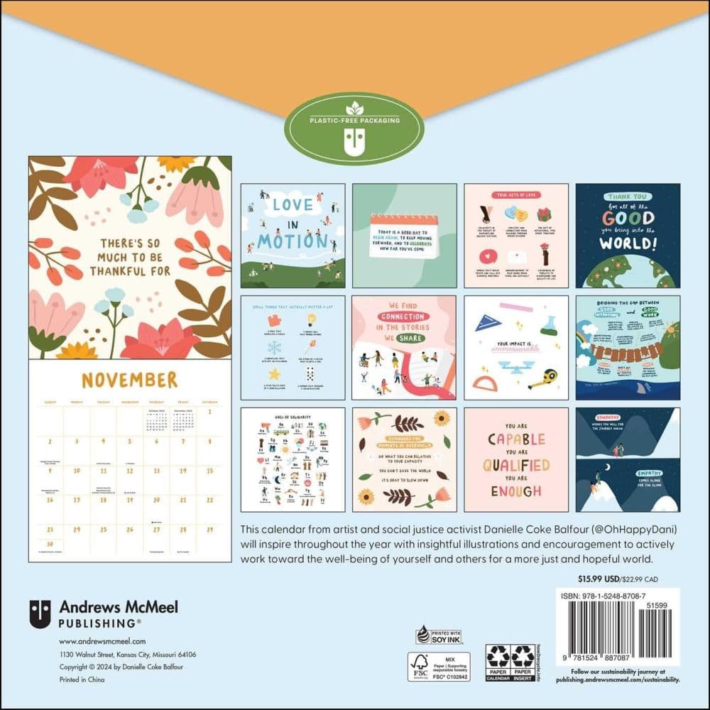 Love In Motion 2025 Wall Calendar First Alternate Image