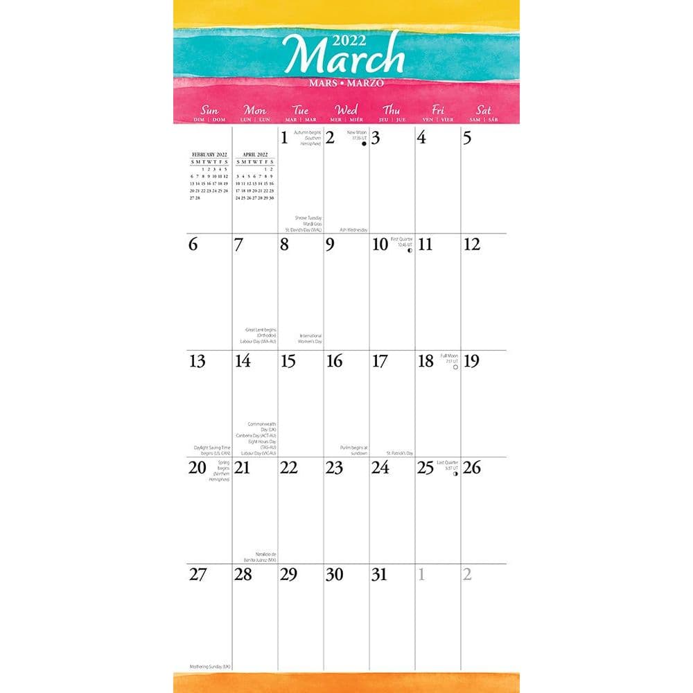 big bright large print 2022 wall calendar calendars com