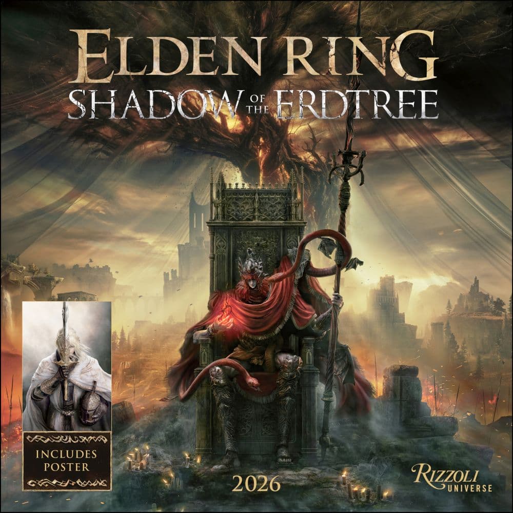Elden Ring 2026 Wall Calendar Main Image
