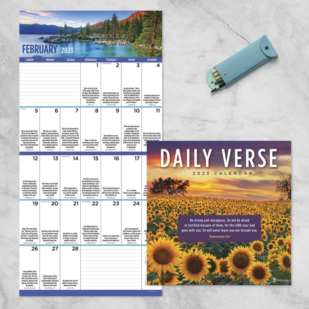 Daily Verse 2023 Wall Calendar - Calendars.com