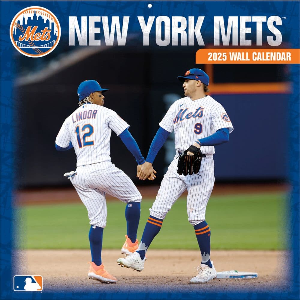 MLB New York Mets 2025 Wall Calendar