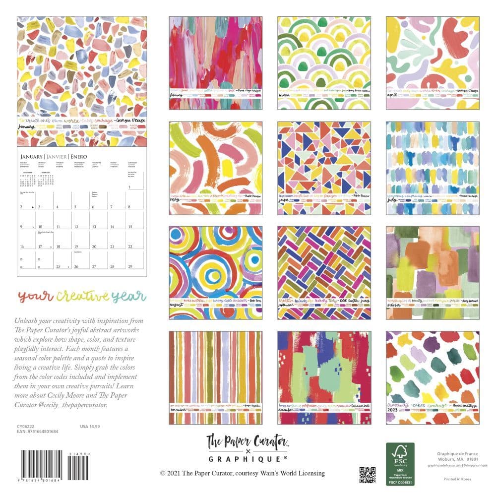 Your Creative Year 2022 Wall Calendar - Calendars.com