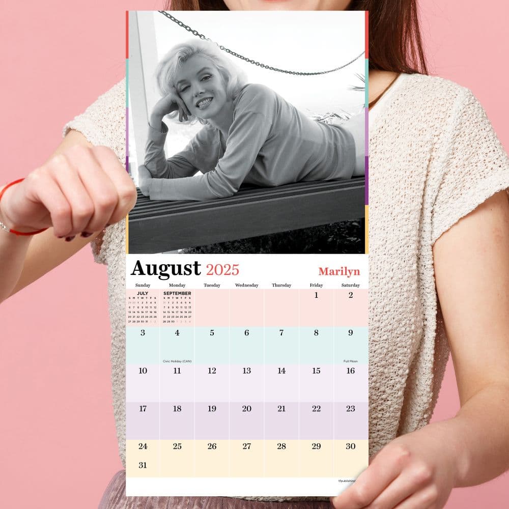 Marilyn Monroe by George Barris 2025 Mini Wall Calendar Alt4