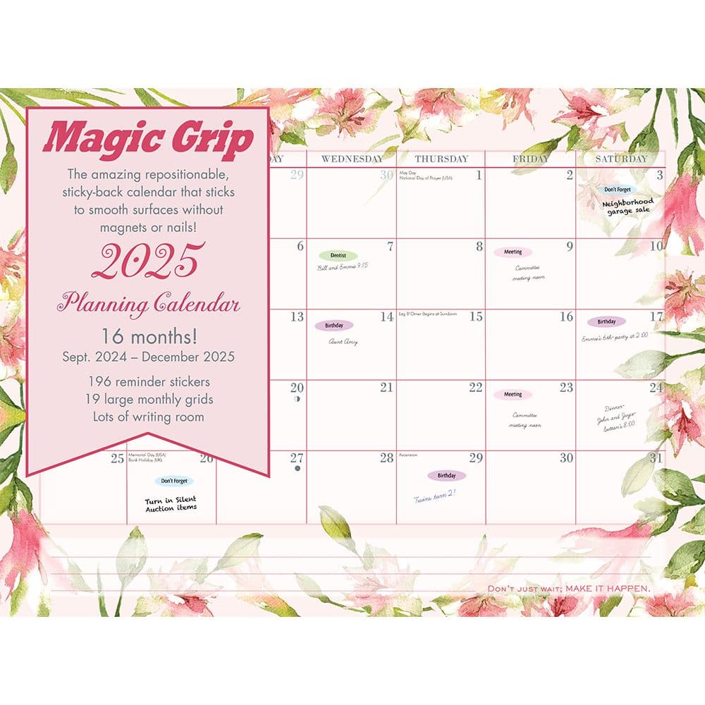 Super Jumbo Magic Grip 2025 Wall Calendar