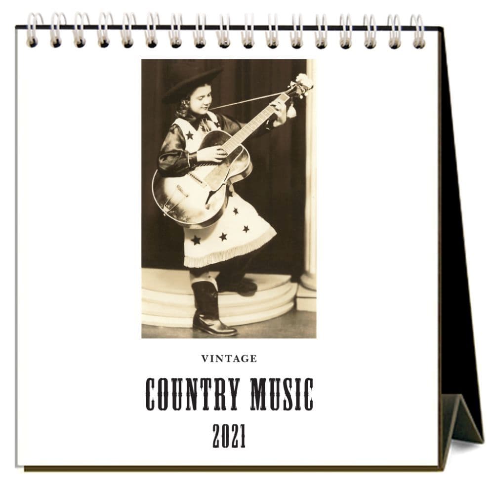2021 Country Music Nostalgic Easel Calendar