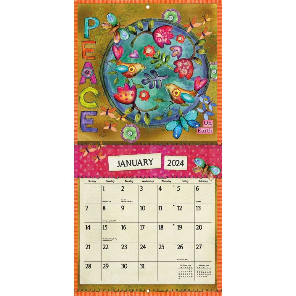 Embrace The Day 2024 Wall Calendar Second Alternate  Image width=&quot;1000&quot; height=&quot;1000&quot;