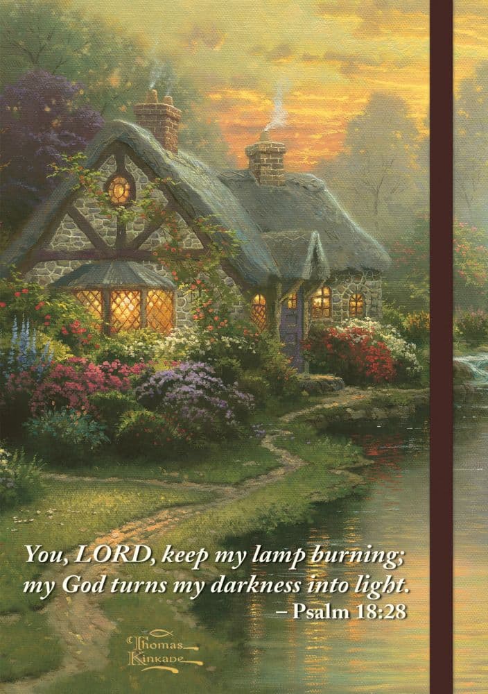 A Quiet Evening Classic Journal With Scripture by Thomas Kinkade