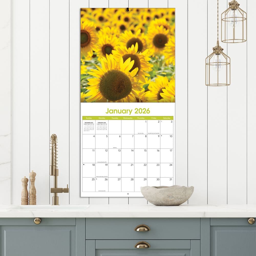 Sunflowers 2026 Wall Calendar_ALT4