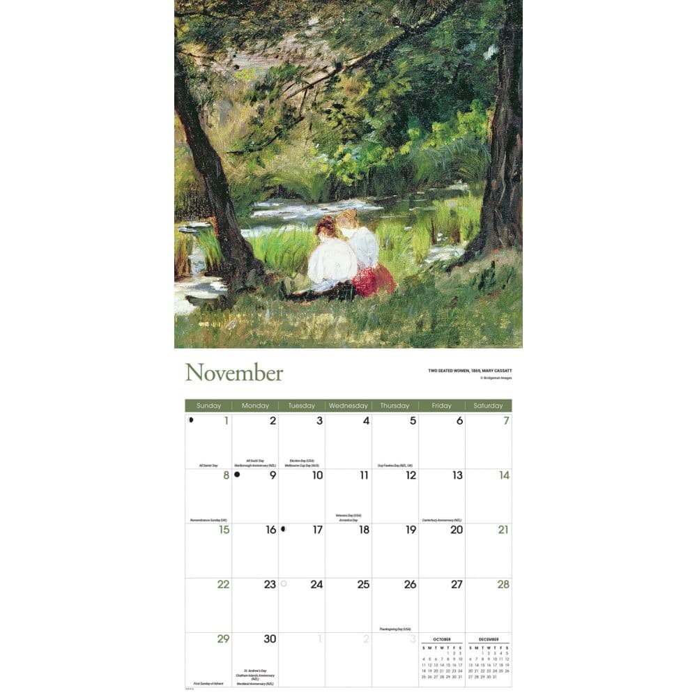 Impressionist 2026 Wall Calendar Fourth Alternate Image