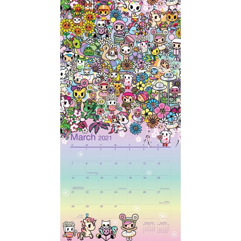 TokiDoki Wall Calendar