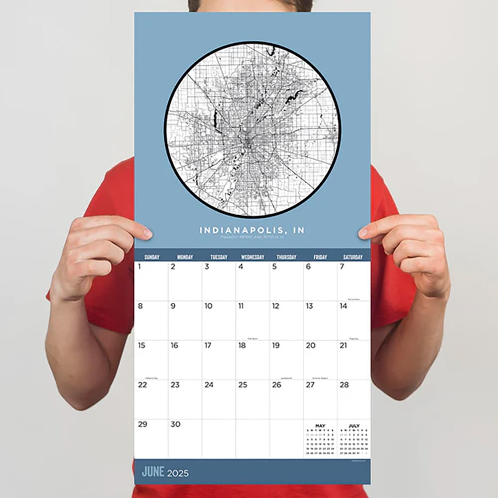 Home Indiana 2025 Wall Calendar Alternate 4