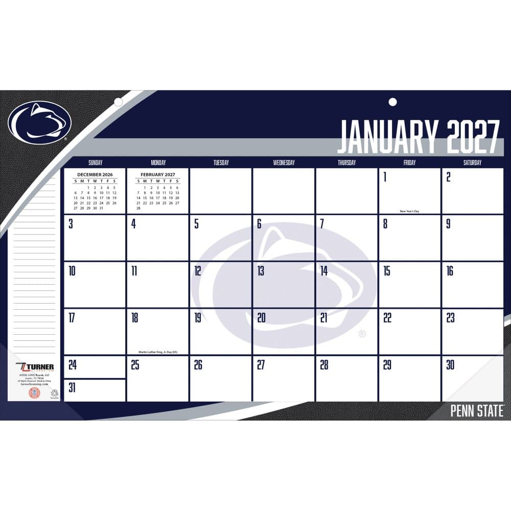 Penn State Nittany Lions 2027 Desk Pad First Alternate Image