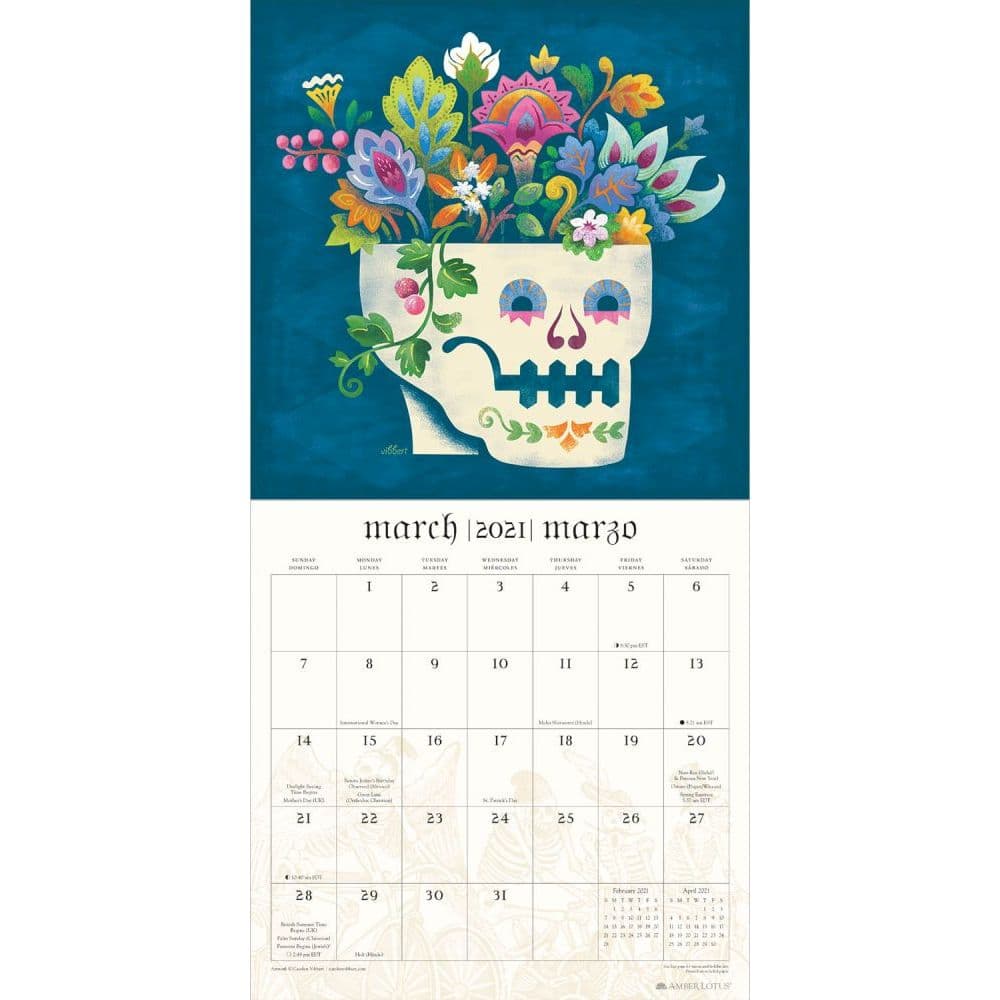 Day of the Dead Wall Calendar