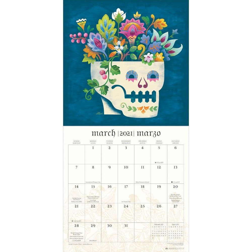 Day of the Dead Wall Calendar