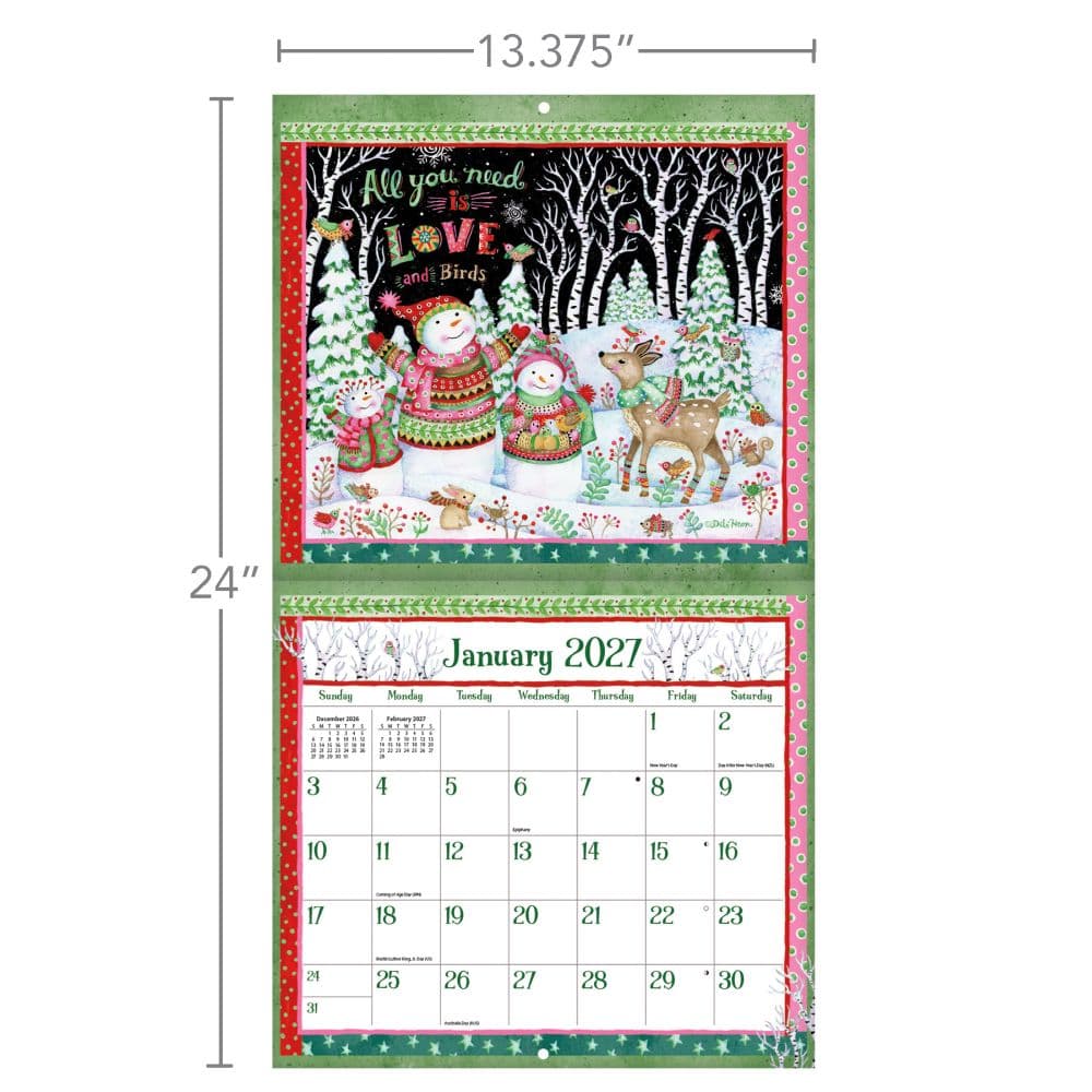 Simple Inspirations 2027 Wall Calendar by Debi Hron Third Alternate Image