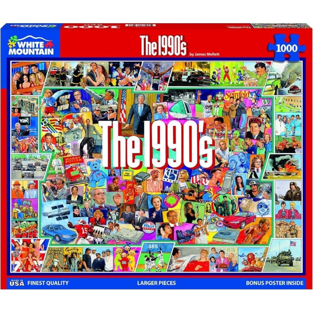 The Nineties 1000 Piece Puzzle Main Product Image