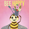 image Bee Happy 2026 Mini Wall Calendar Main Image