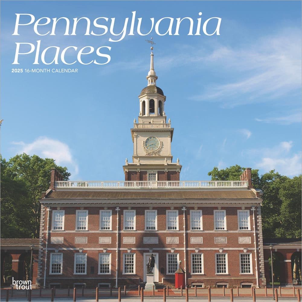 Pennsylvania Places 2025 Wall Calendar