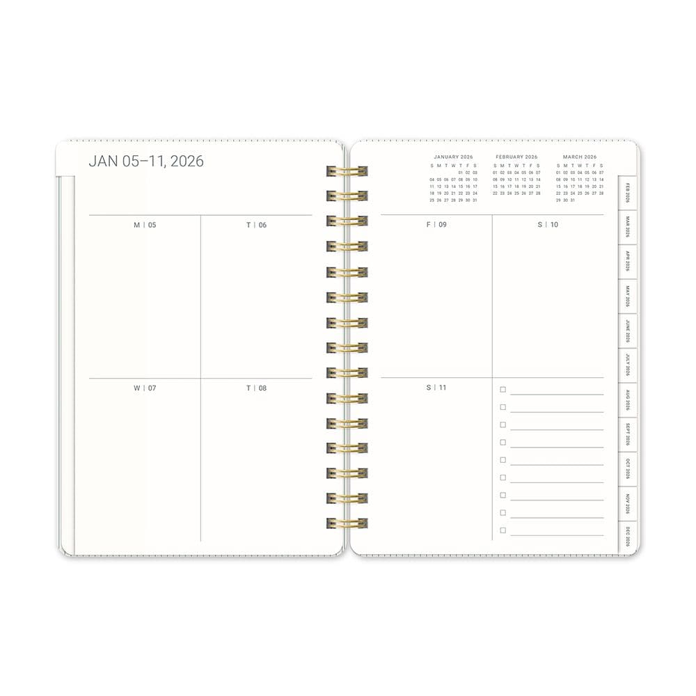 Teal Blue Agatha 2026 Planner Twelfth Alternate Image