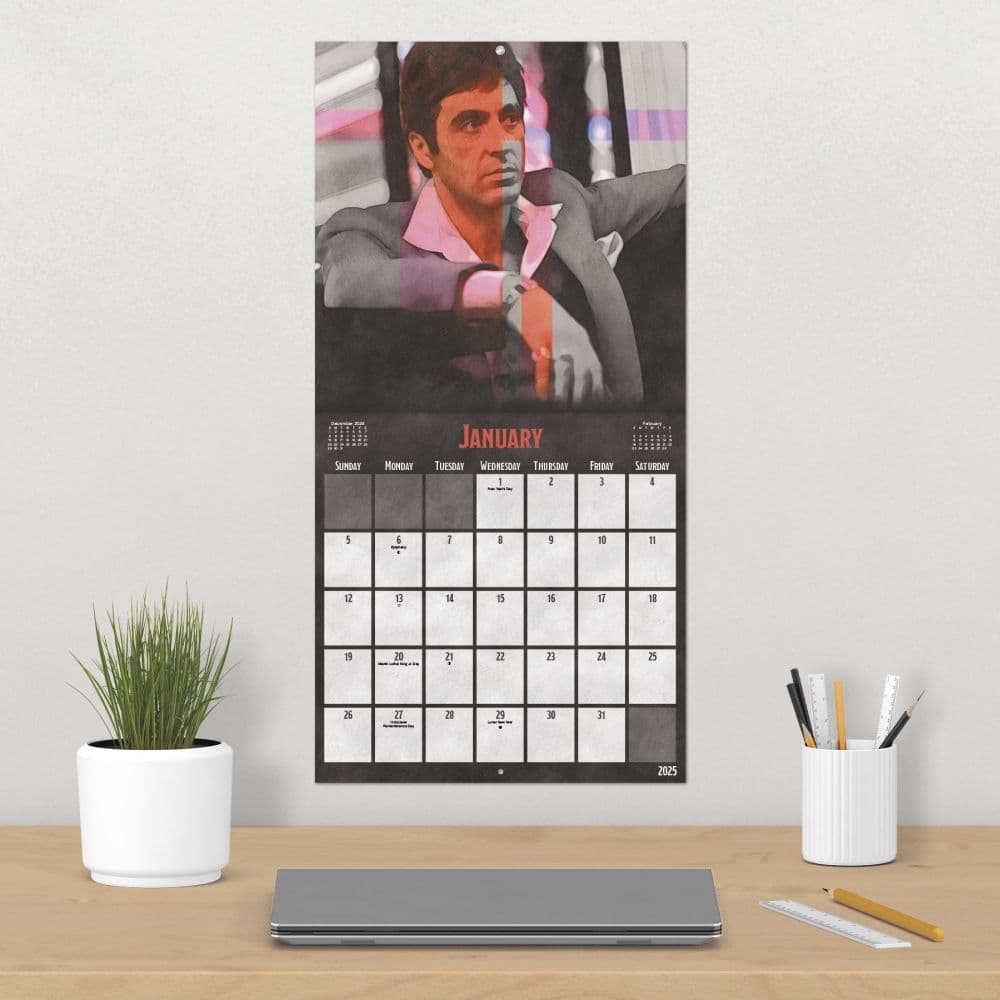 Scarface 2025 Wall Calendar Alt4