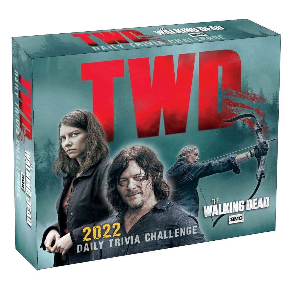 Walking Dead Trivia 2022 Desk Calendar