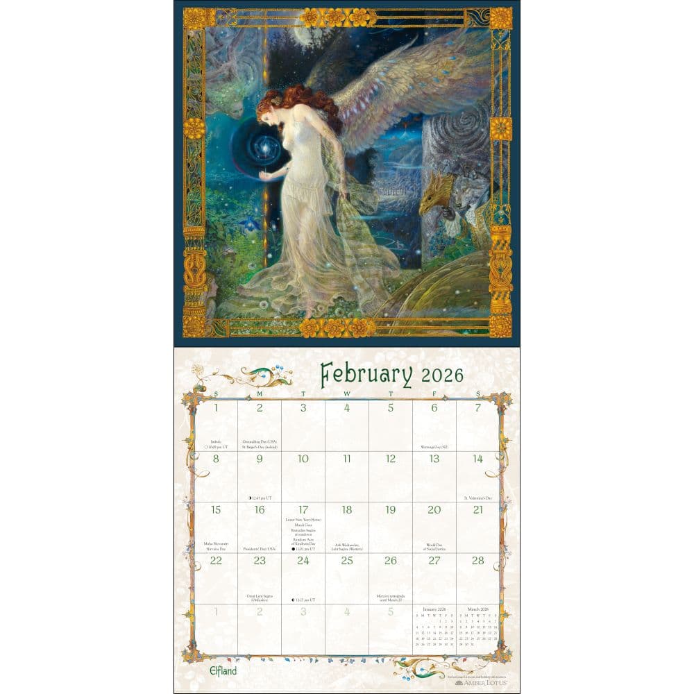 Women of Myth and Magic 2026 Wall Calendar Third Alternate Image