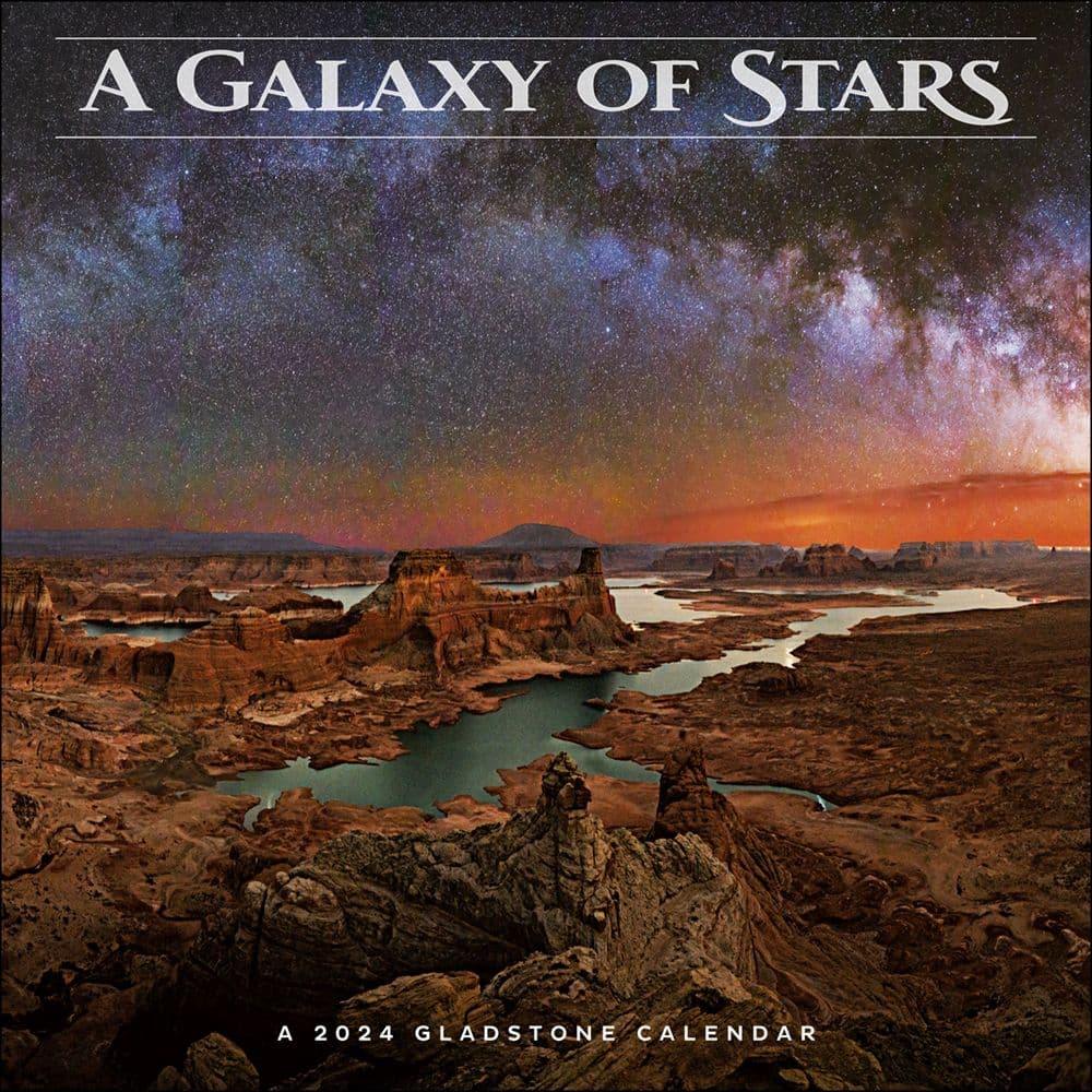 Galaxy of Stars 2024 Wall Calendar Main Product Image width=&quot;1000&quot; height=&quot;1000&quot;