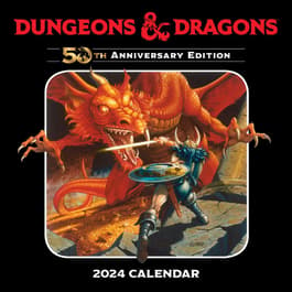 Dungeons and Dragons 2024 Wall Calendar