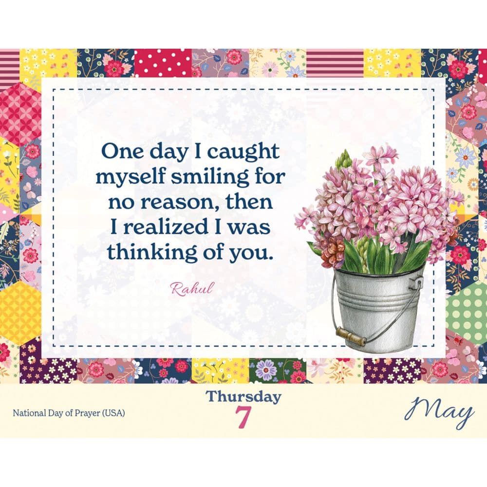 Thank You For Being A Friend 2026 Desk Calendar Fourth Alternate Image