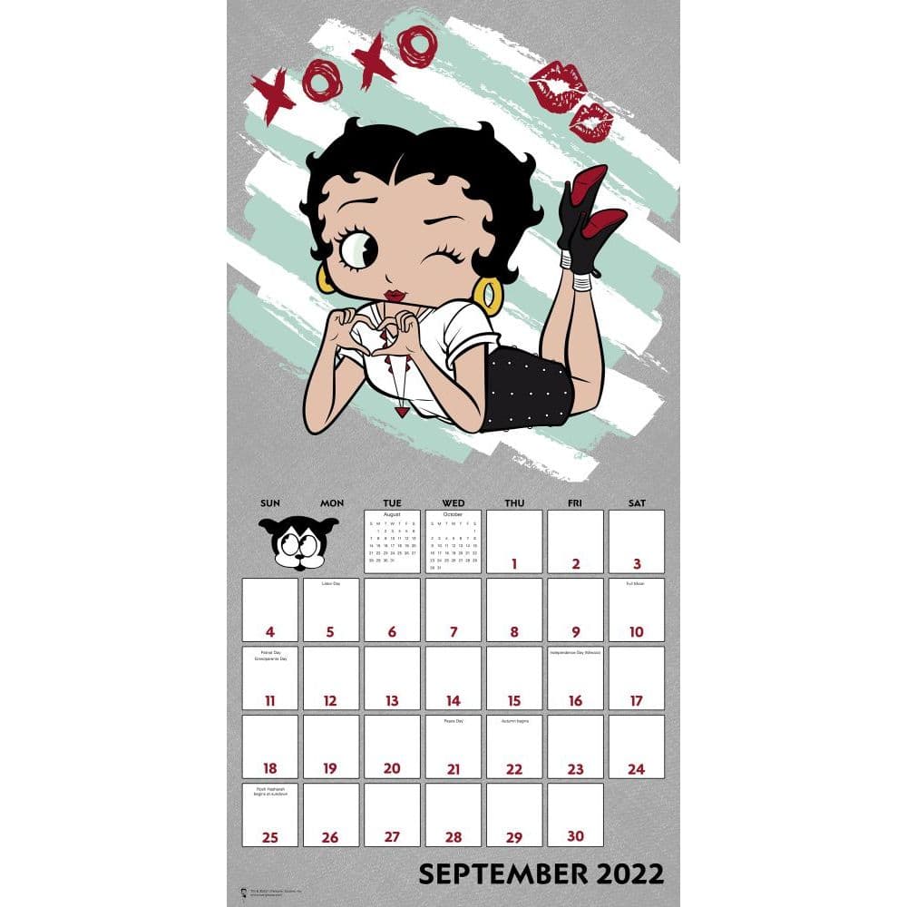 Betty Boop 22 Wall Calendar Calendars Com
