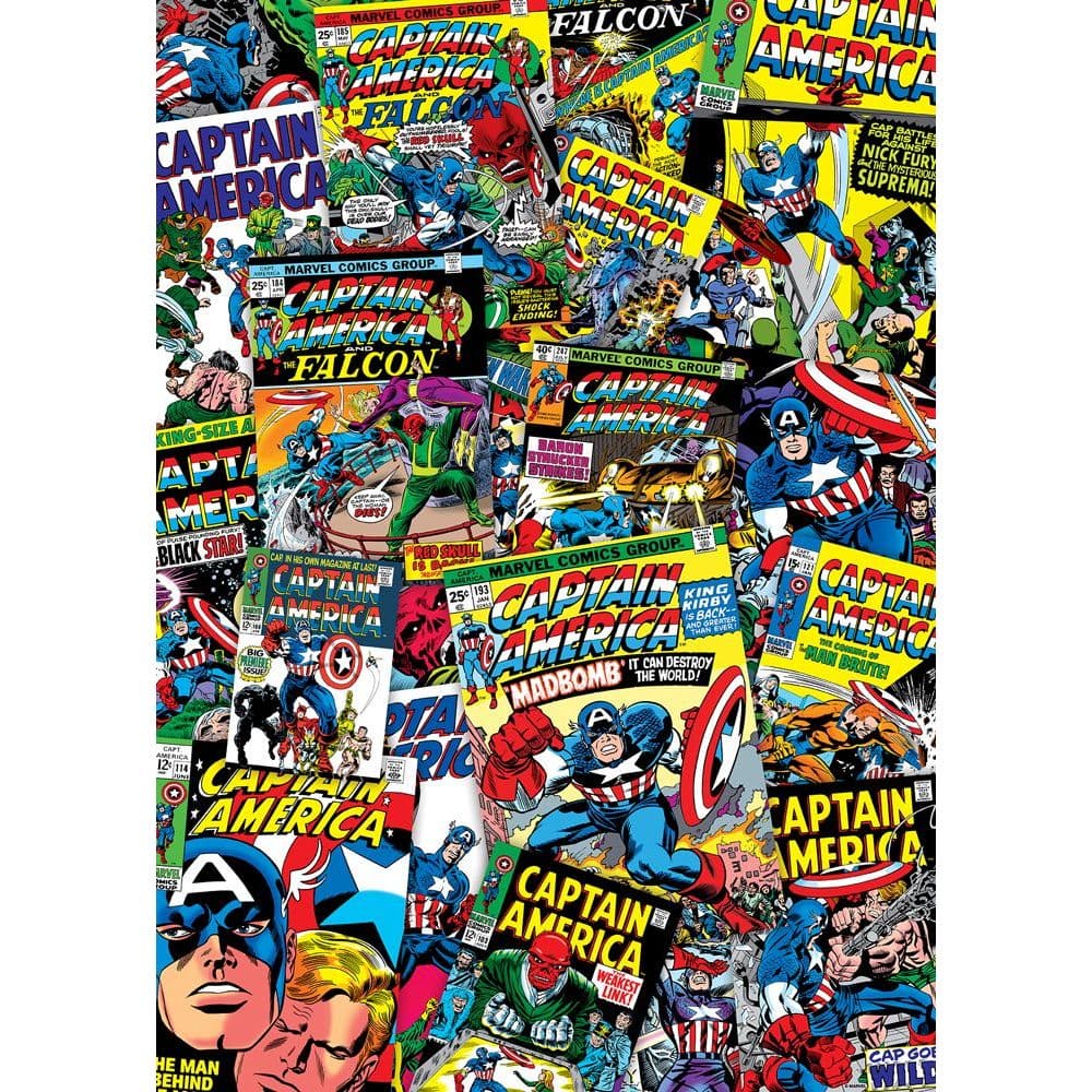 Captain America 1000pc Puzzle - Calendars.com