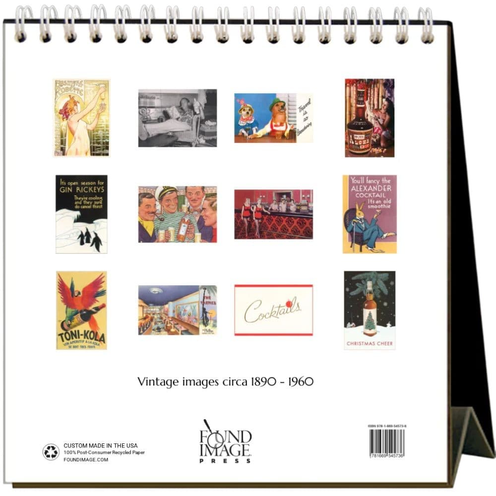 Cocktails 2026 Easel Desk Calendar First Alternate Image
