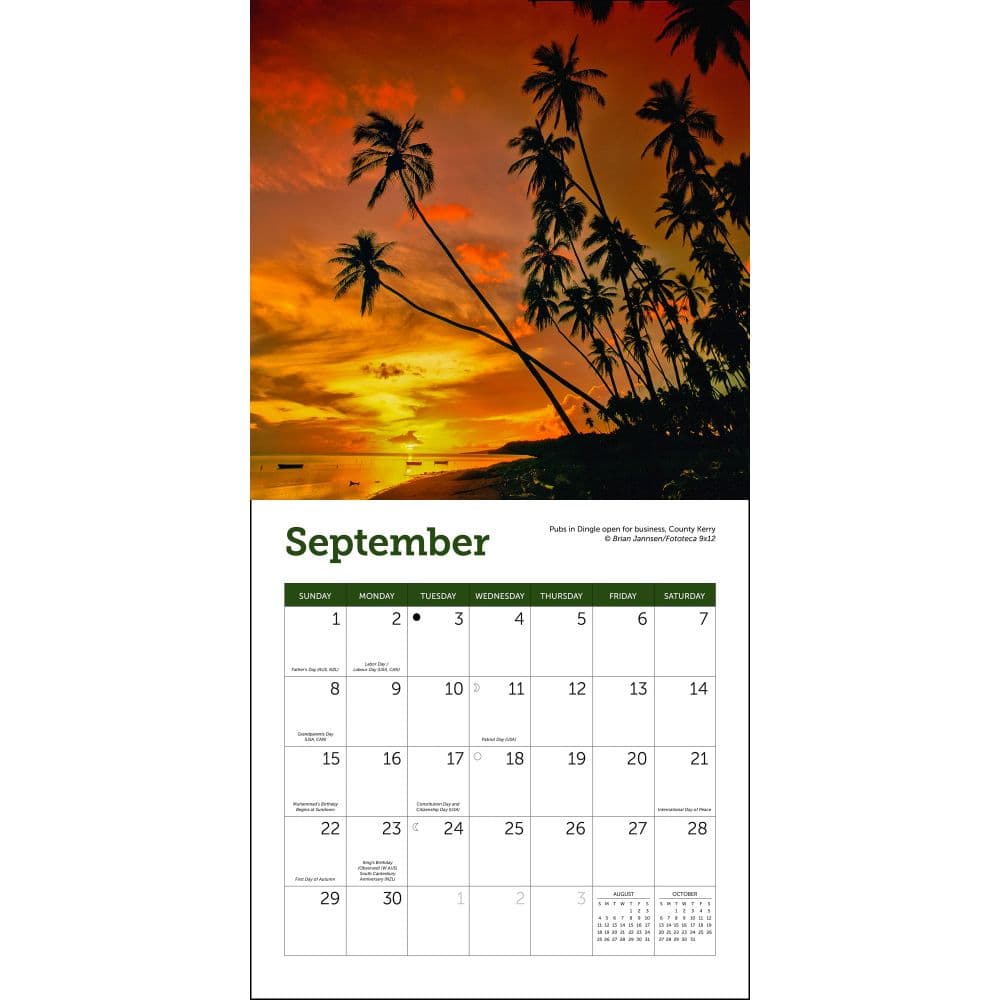 Islands 2024 Mini Wall Calendar