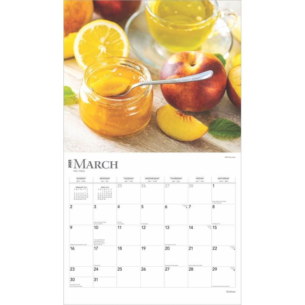 Kitchen Deluxe 2025 Wall Calendar Second Alternate Image