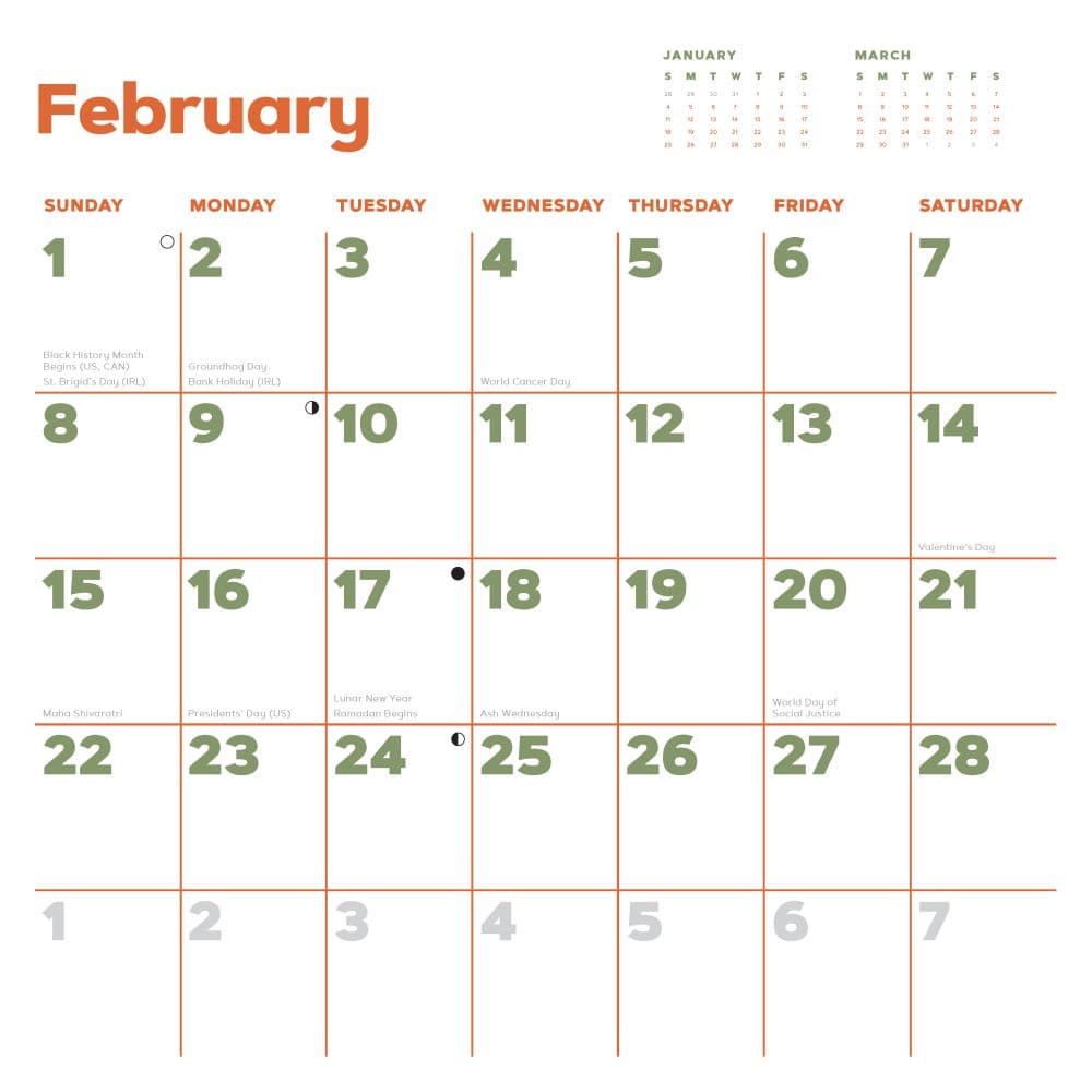 Catffirmations 2026 Wall Calendar Second Alternate Image