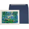 image Monet's Water Lilies Inspired Quilling Art Blank Greeting Card