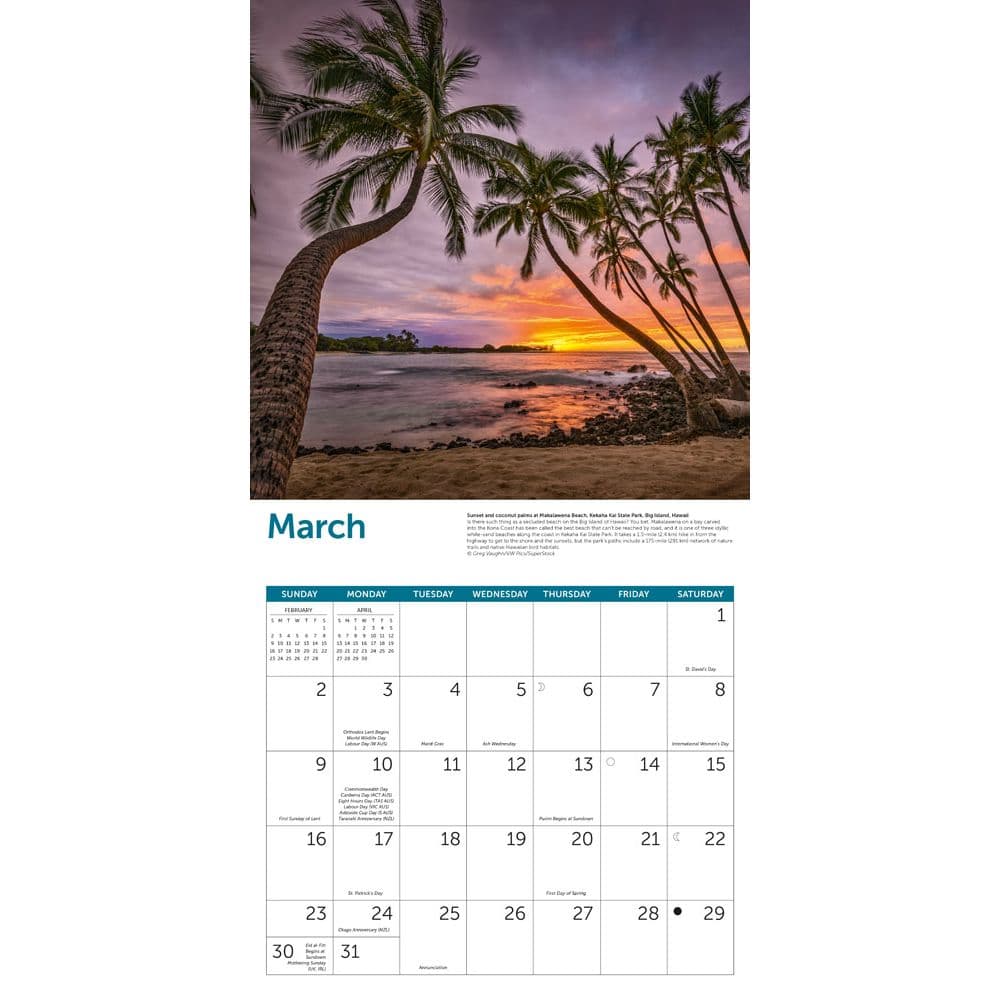 Islands 2025 Wall Calendar Second Alternate Image width=&quot;1000&quot; height=&quot;1000&quot;