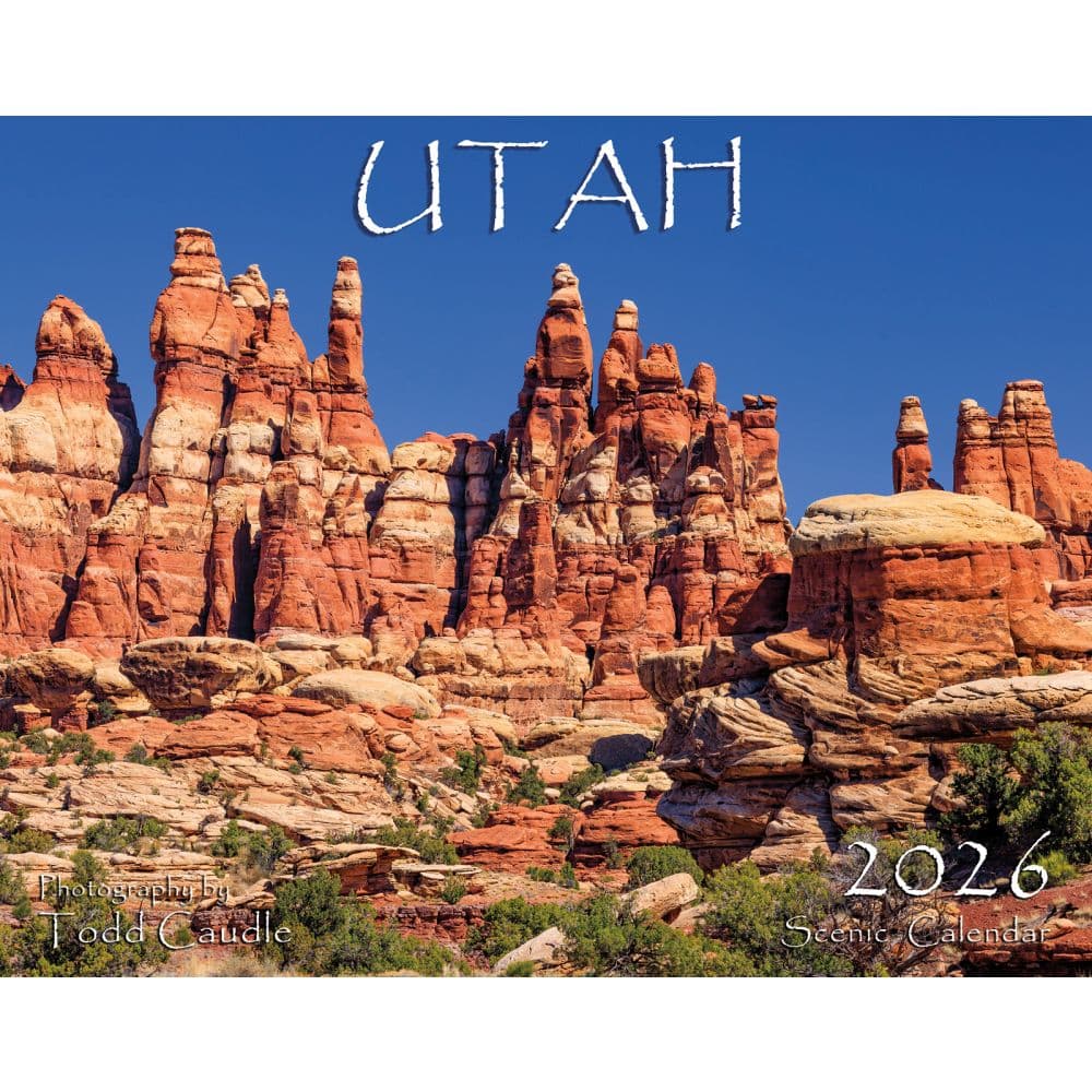 Utah 2026 Wall Calendar Main Product Image