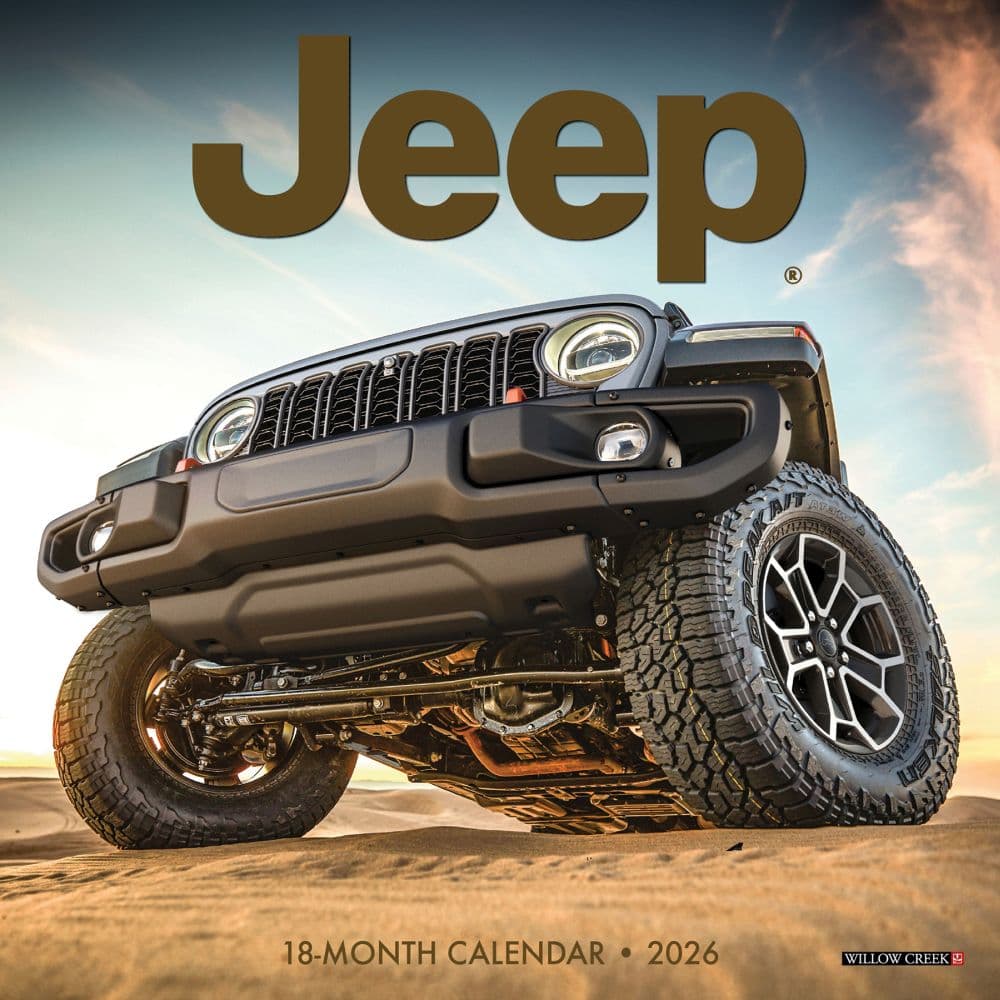 Jeep 2026 Mini Wall Calendar Main Image